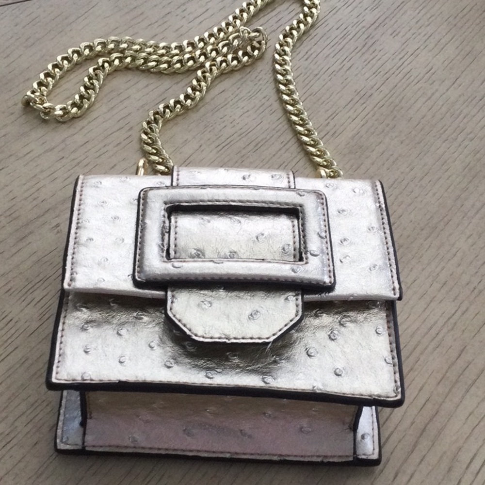 NWOT Gold Shoulder Bag